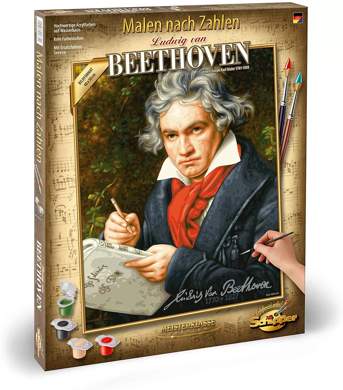 Art & Craft si Artizanat - Kit pictura pe numere schipper ludwig van beethoven