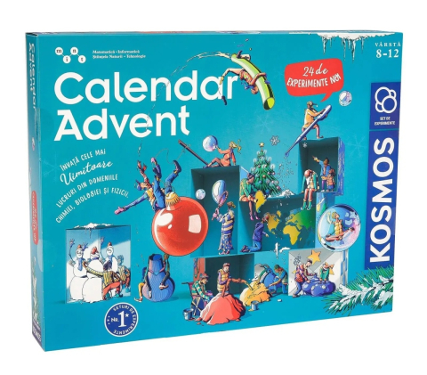 Jucării și Jocuri pentru copii - Kit STEM Calendarul stiintific de Advent, Thames & Kosmos Baiat, Fata, varsta +9 ani, 6 - 9 ani