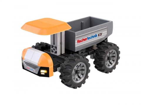Kit STEM Camion de santier de asamblat si manevrat, Fischertechnik, varsta 6 - 9, 9+ ani, Baiat [4]