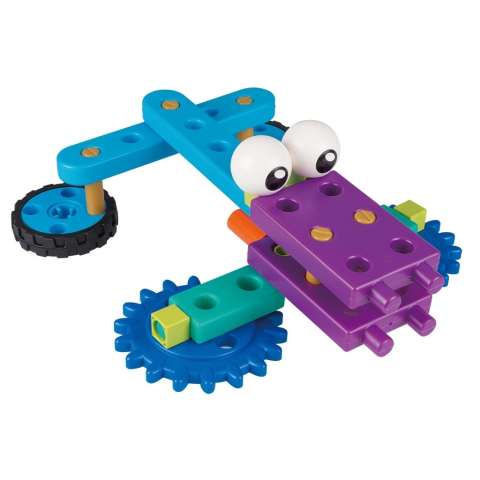 Kit STEM de construit roboti, Genius Toy Baiat, varsta 3 - 6 ani [4]