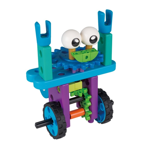 Kit STEM de construit roboti, Genius Toy Baiat, varsta 3 - 6 ani [2]