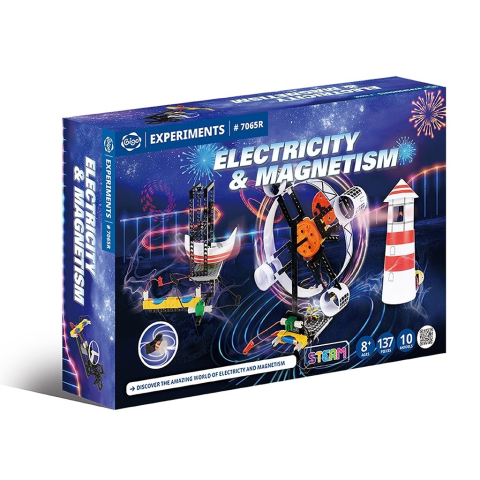 Jucării și Jocuri pentru copii - Kit STEM Electricitate si Magnetism, Genius Toy Baiat, Fata, varsta +9 ani, 6 - 9 ani