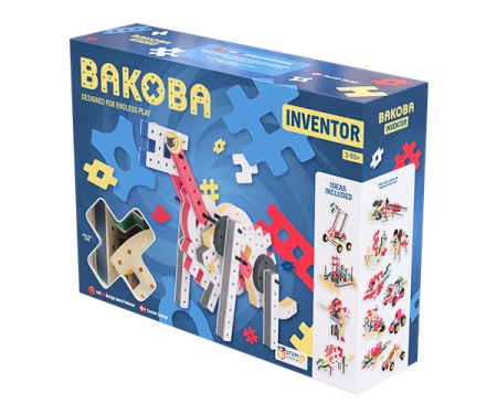 Jucării STEM, Știință şi Experimente - Kit STEM Inventor, Bakoba, varsta 3 - 6, 6 - 9 ani, Baiat