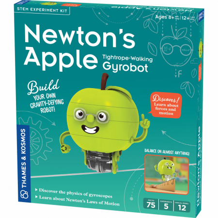Jucării STEM, Știință şi Experimente - Kit STEM Marul lui Newton, Construieste un Robot, Gyrobot, varsta 6 - 9, 9+ ani, Baiat