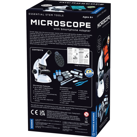Kit STEM Microscop cu adaptor pentru telefon, Thames & Kosmos pentru Baiat, Fata varsta 6 - 9, 9+ [3]