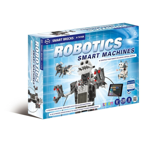 Jucării și Jocuri pentru copii - Kit STEM Roboti inteligenti, Genius Toy Baiat, Fata, varsta +9 ani, 6 - 9 ani