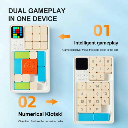 Klotski Cube Maze, Joc de memorie si inteligenta cu AI Integrat de la MiDeer Toys [2]