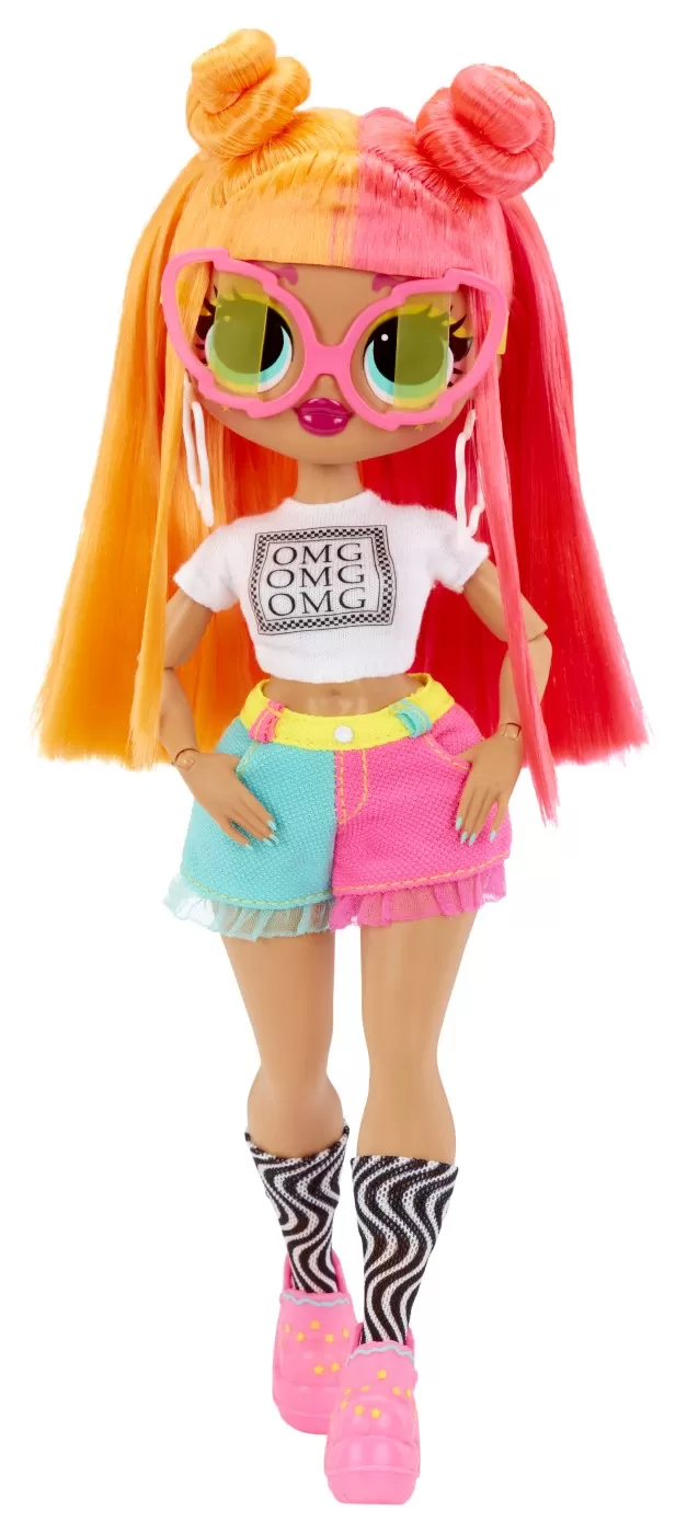 L.o.l. surprise! omg neonlicious papusa fashionista cu accesorii, varsta de la 3 ani la 7 ani [5]