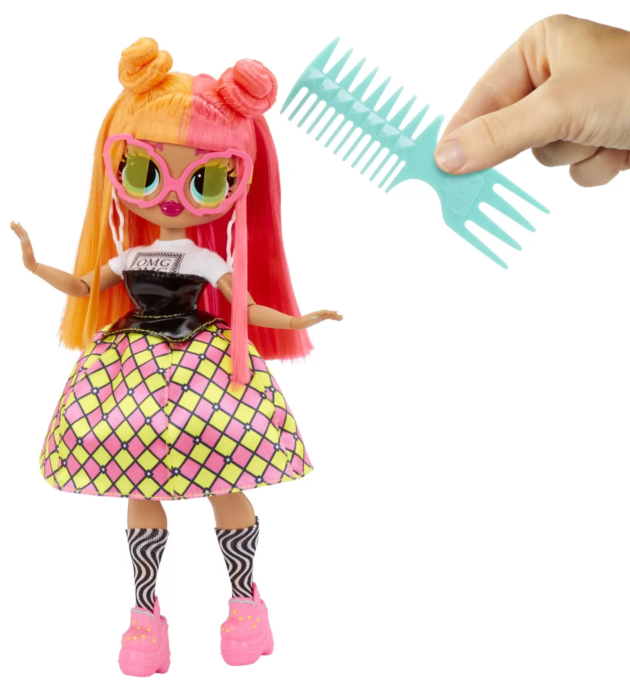 L.o.l. surprise! omg neonlicious papusa fashionista cu accesorii, varsta de la 3 ani la 7 ani [4]