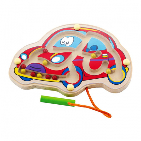 Jucării și Jocuri pentru copii - Labirint magnetic, Masinuta, 2-5 ani