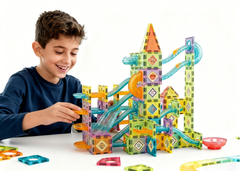 Labirintul meu magnetic - 226 piese (5.5 cm) [3]