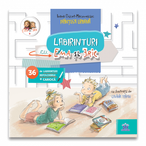 Cărți Educative, Activități - Labirinturi cu Ema si Eric