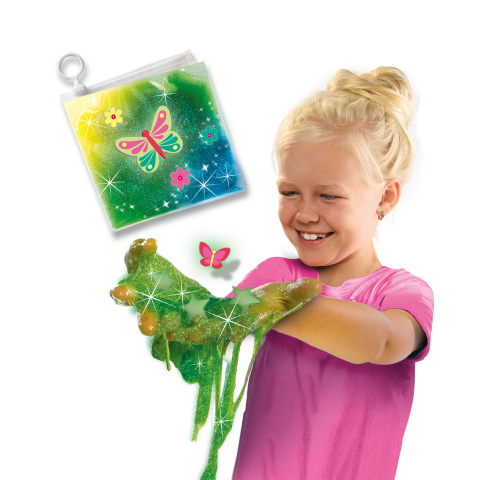 Laborator de slime fosforescent cu sclipici si forme pentru copii  varsta 8 ani+ [2]