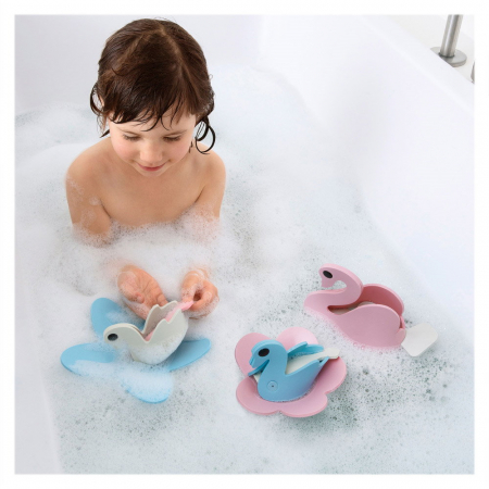 Lacul lebedelor, set creativ de baie, Quut Toys, 3-8 ani [3]
