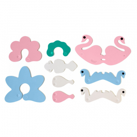 Lacul lebedelor, set creativ de baie, Quut Toys, 3-8 ani [5]
