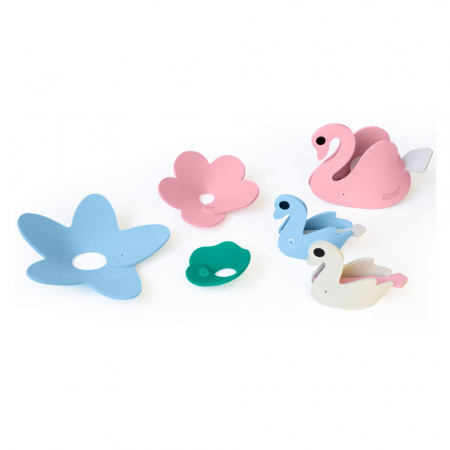 Lacul lebedelor, set creativ de baie, Quut Toys, 3-8 ani [4]
