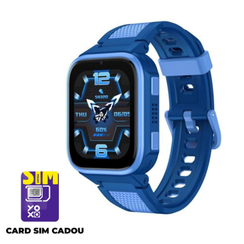 LAGENIO Smartwatch pentru copii cu Functie Telefon, K10 Conexiune 4G, Localizare GPS, IP68, Funcție SOS, Albastru [7]