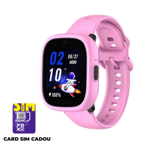 LAGENIO Smartwatch pentru copii cu Functie Telefon, K3, Premium, Monitorizare Sanatate, Conexiune 4G, Roz [6]