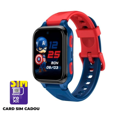 LAGENIO Smartwatch pentru copii K9 , Premium 4G cu Functie Telefon & AI, Slim, Localizare GPS, Control Parental, Buton SOS, Albastru [4]