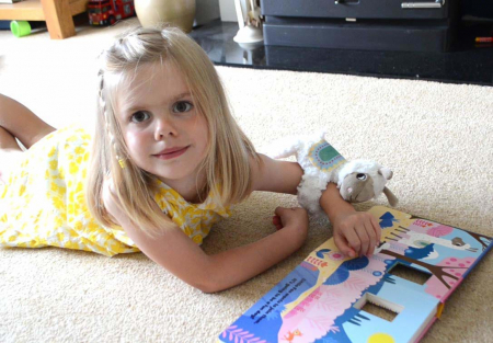 Lama Mea Dragalasa in Cutie - animalut de plus si carticica in limba engleza [3]