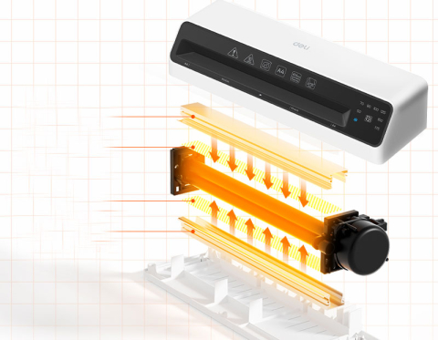 Laminator a4 dual hot/cold 175 microni et103 deli [2]