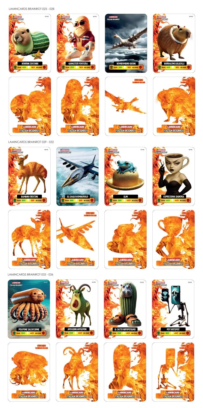 Lamincard italian brainrot, copii varsta 3 ani pana la +15 ani [5]