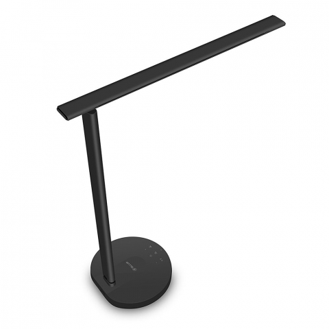 Lampă de birou WiFi Tellur Smart, 12W, lumină albă, caldă, Qi 10W, USB 10W, reglabilă, alb [4]