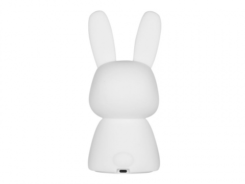 Lampă de noapte pentru copii, silicon, reincarcabilă, Iepuraș [3]