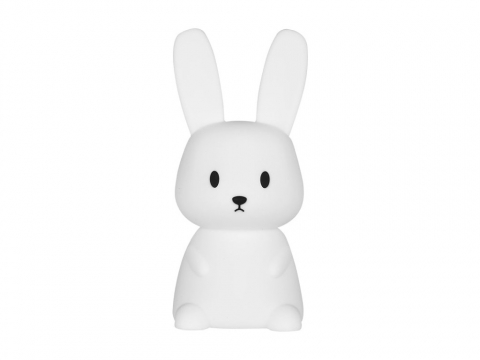 Lampă de noapte pentru copii, silicon, reincarcabilă, Iepuraș [1]