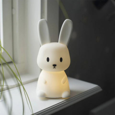 Lampă de noapte pentru copii, silicon, reincarcabilă, Iepuraș [8]