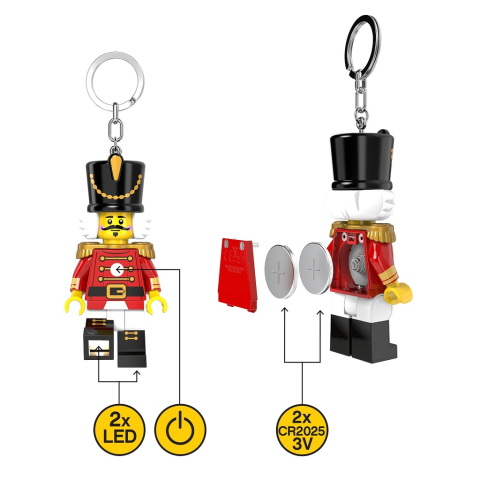  Lampi si brelocuri cu LED  Breloc cu LED LEGO Spărgător de nuci varsta  6+ ani [3]