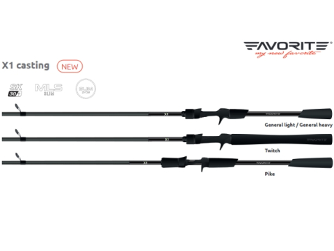 Lanseta Favorite X1C Twitch X1.1C-702H 2.13m 12-40g Ex-Fast X1C Twitch 2.13m 12-40g [1]