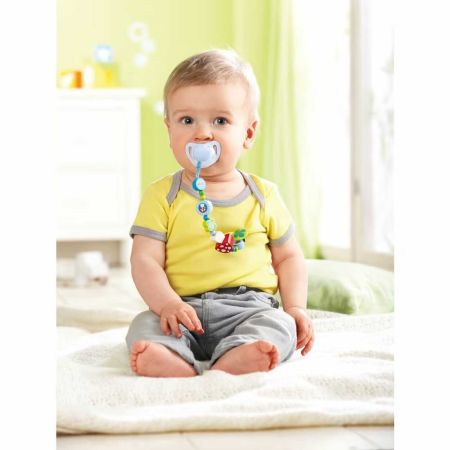 Lant de siguranta pentru suzeta, lemn colorat - Micostore.ro [1]