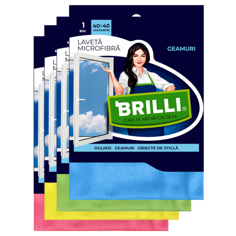 Lavete microfibra pentru geam 4/set [1]
