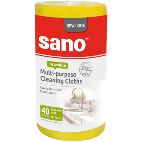 Detergenti si Curatenie - Lavete universale 40/rola sano