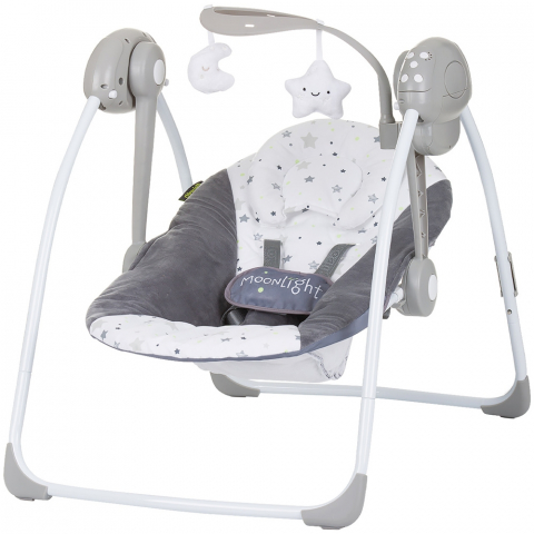 Camera copilului - Leagan electric Chipolino Moonlight ash grey