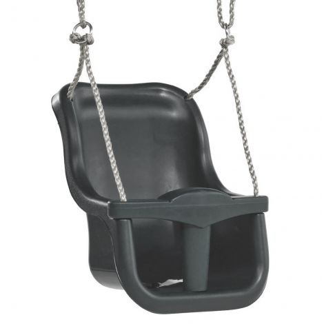 Jucării și Jocuri pentru copii - Leagan pentru bebelusi si copii 1-3 ani din plastic Baby Seat Luxe Antracit KBT