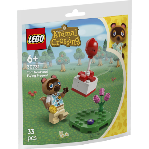 LEGO® -  LEGO Animal Crossing  Tom Nook și un cadou zburător varsta  6 + ani