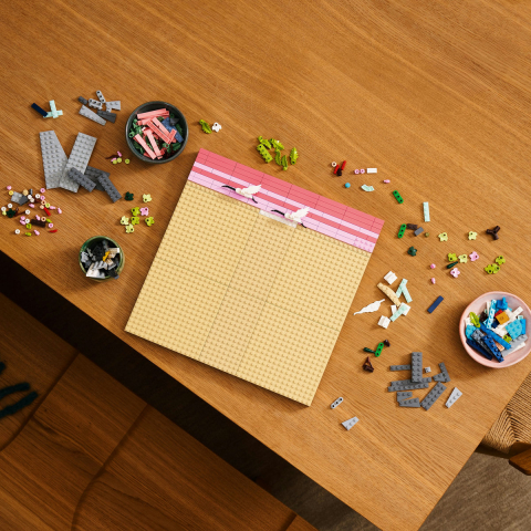  LEGO Art  Peisaj cu flori de cireş japonez varsta  18 + ani [7]