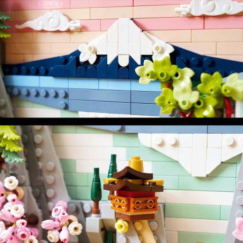  LEGO Art  Peisaj cu flori de cireş japonez varsta  18 + ani [6]