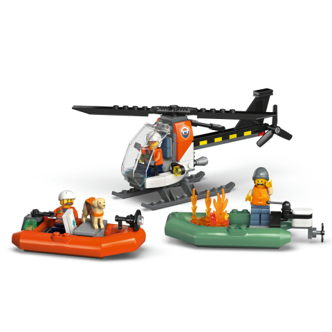  LEGO City  Barcă de salvare și elicopter ale Pazei de Coastă copii cu varsta 7 + ani [6]
