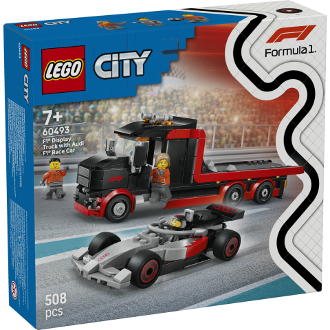  LEGO City  Camion de prezentare F1® cu mașină de curse Audi F1 varsta  7 + ani [1]