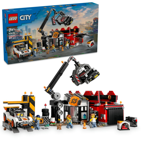 Lego city cimitir de masini vechi 60472, varsta de la 7 ani la 9 ani [8]
