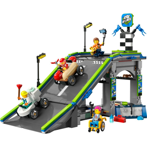 Lego city fara limite: rampa pentru curse de masini 60460, varsta de la 6 ani la 8 ani [1]
