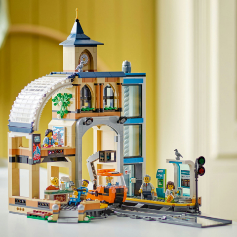  LEGO City Gara centrala pentru copii cu varsta de 7 + ani [7]