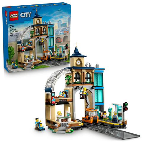 LEGO® -  LEGO City Gara centrala pentru copii cu varsta de 7 + ani