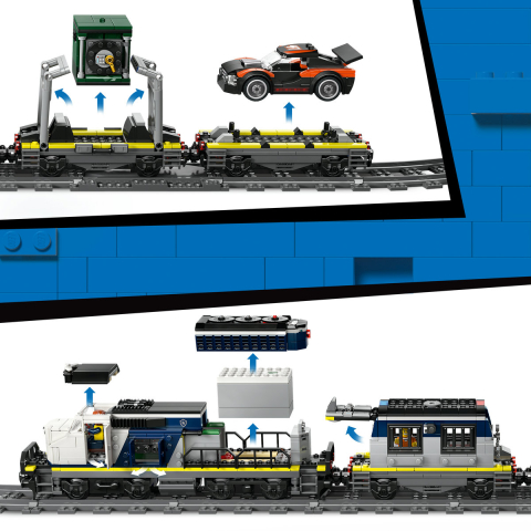  LEGO City  Jaf în trenul poliției varsta  7 + ani [6]