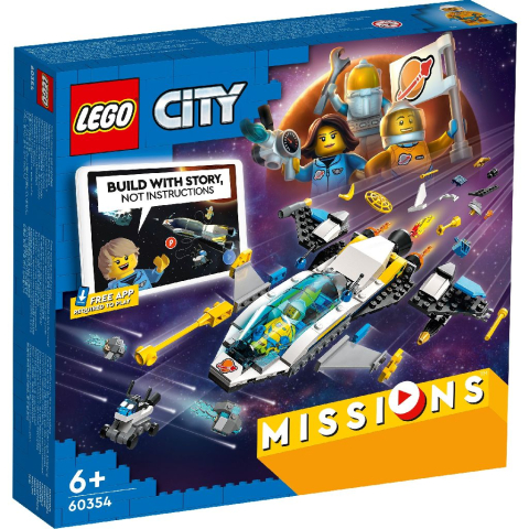 LEGO® - Lego city misiuni de explorare spatiala pe marte 60354 copii varsta 6 ani - 10 ani