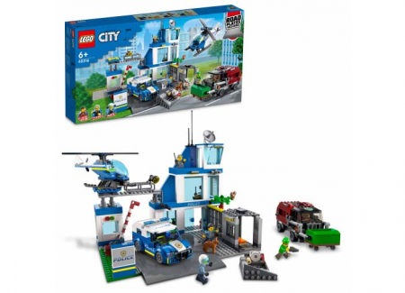 LEGO City - LEGO City: Sectie de politie 60316, 6 ani+, 668 piese, varsta de la 6 ani la 12 ani