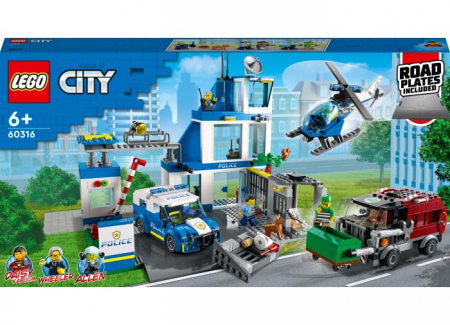 LEGO City: Sectie de politie 60316, 6 ani+, 668 piese, varsta de la 6 ani la 12 ani [8]